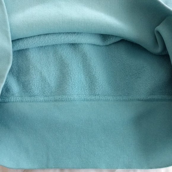 CHAMPION Reverse Weave Sweatshirt Men's‎ S Aqua Navy Pier Graphic Crew Neck - Picture 5 of 10